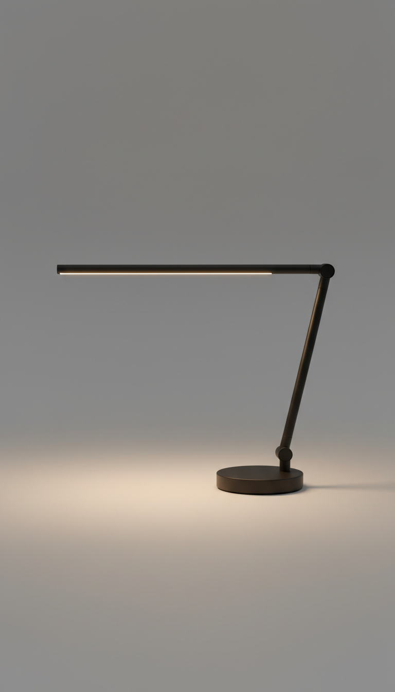 Charcoal Black LED Lamp